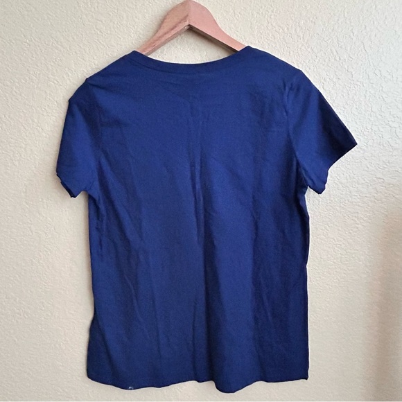 NFL Team Apparel Dallas Cowboys V-Neck Short Sleeve Tee - Picture 3 of 5